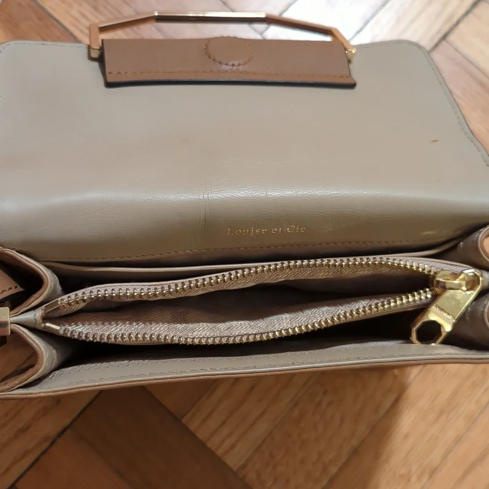 Louise Et Cie calf hair crossbody leather bag - Picture 5 of 12
